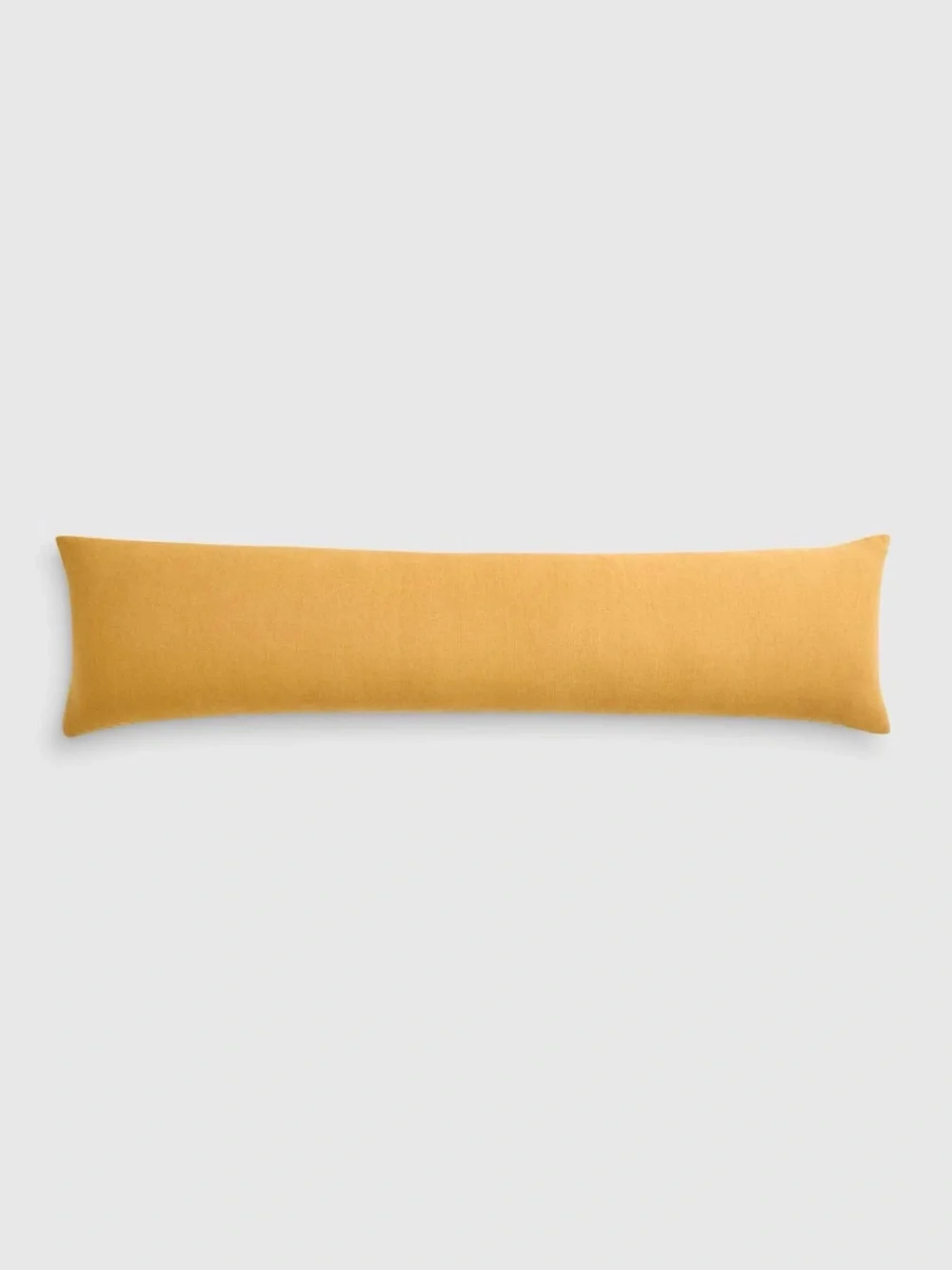 European Linen lumbar pillow cover goldenrod mustard 12 x 48